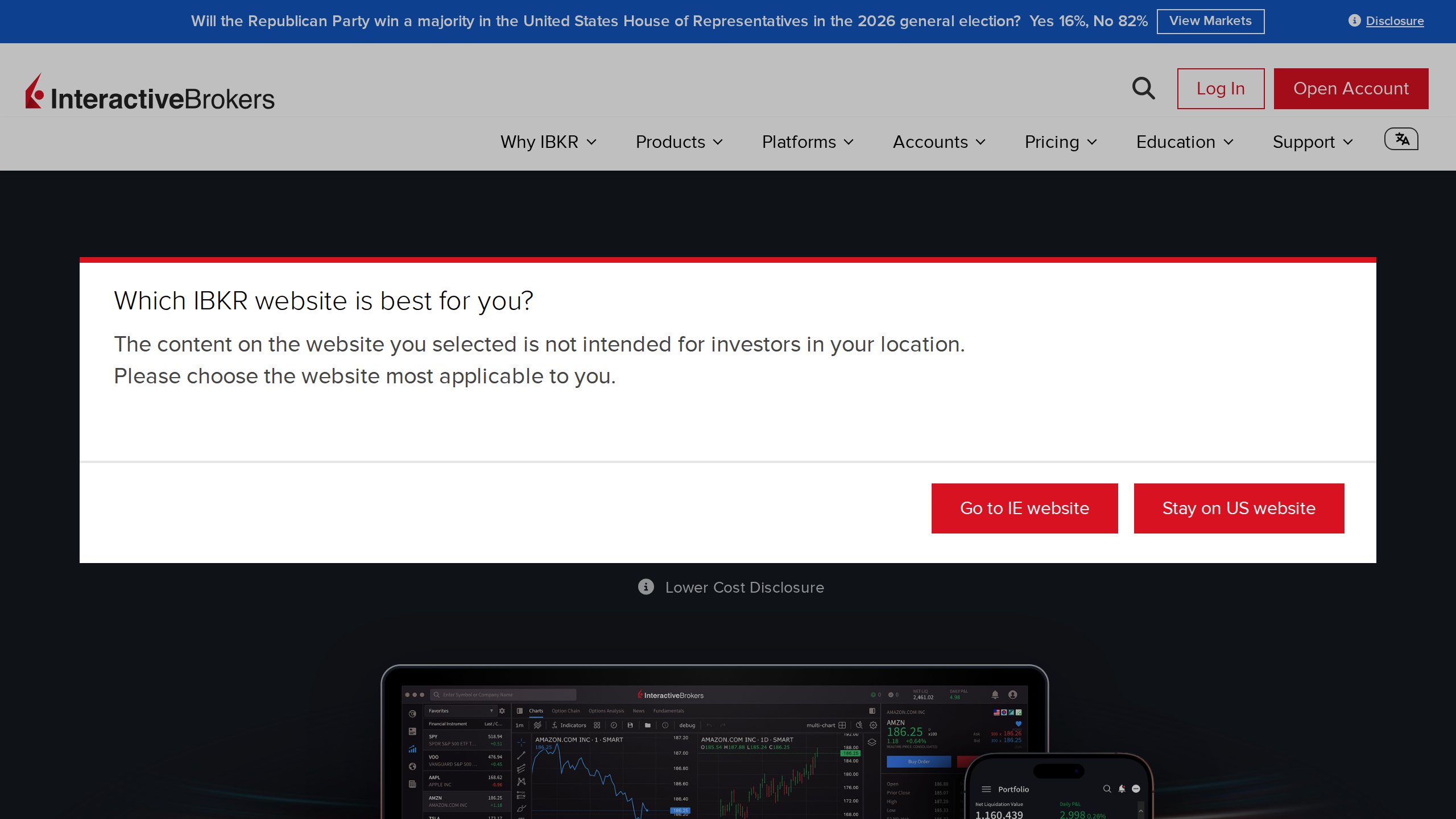 Piattaforma Interactive Brokers TWS